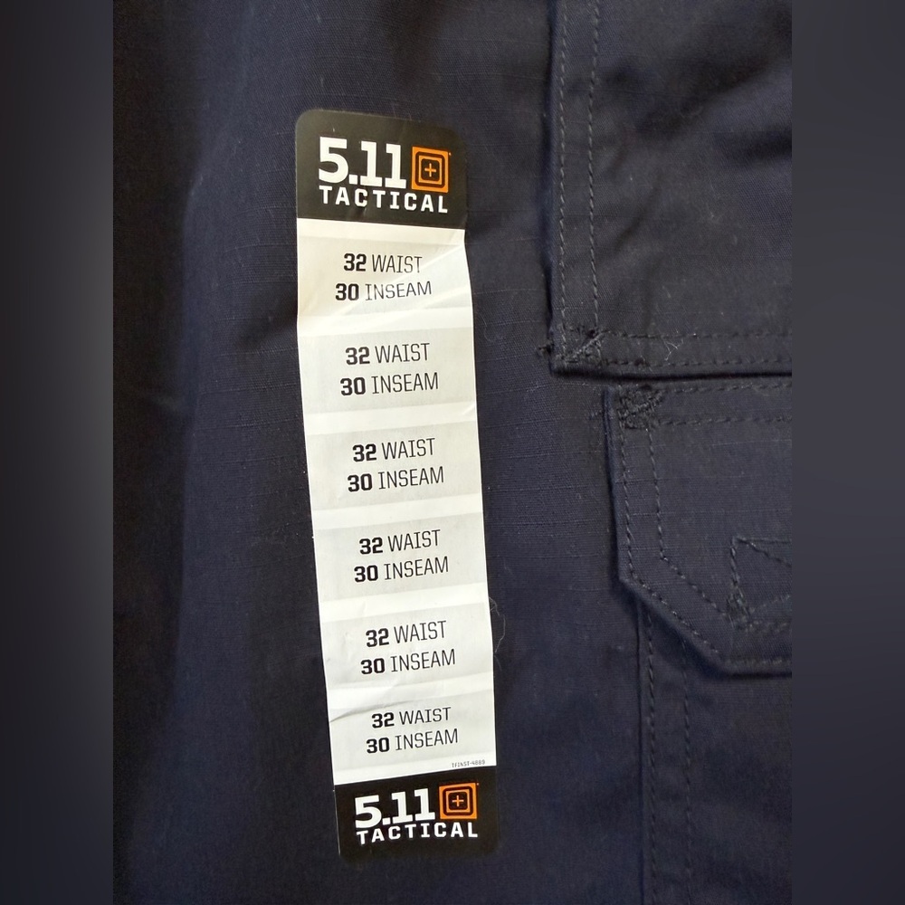 5.11 Tactical Taclite Pro Pants Dark Navy Men’s 32x30 - Picture 5 of 5